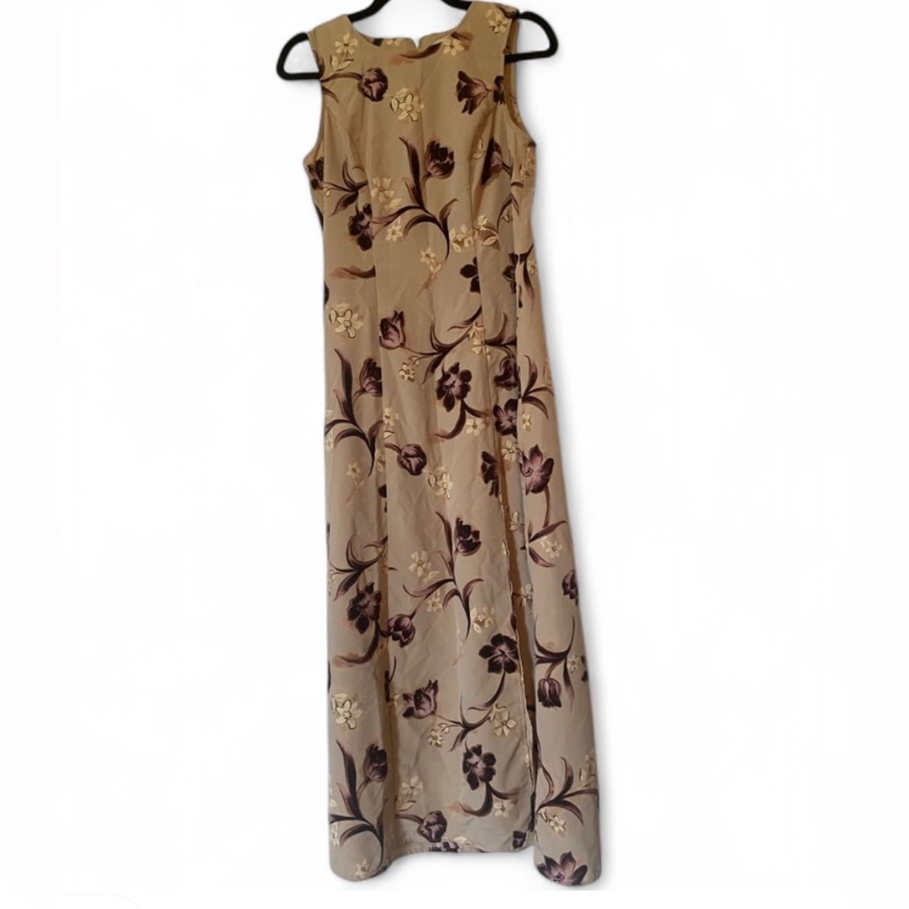 Vtg floral maxi dress